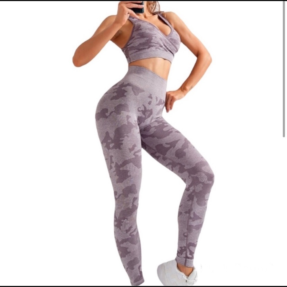 Purple Camo Gym Set